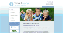 Desktop Screenshot of mcfaulwong.com