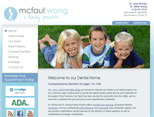 Tablet Screenshot of mcfaulwong.com